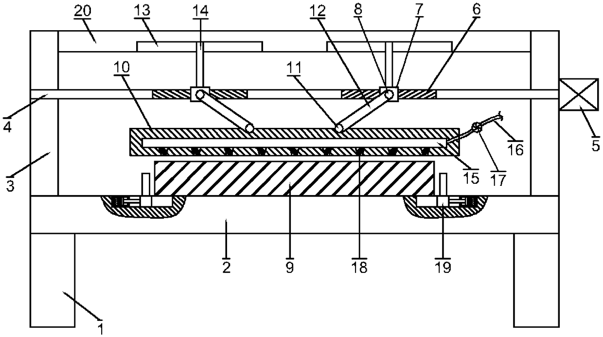 Plywood assembling machine for plywood machining based on vortex air exhaust drying theory