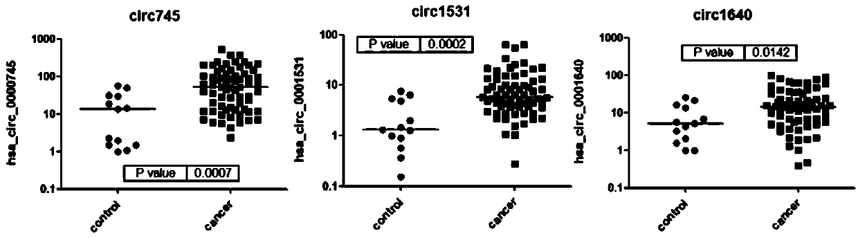 CircRNA marker used for breast cancer diagnosis and application of marker