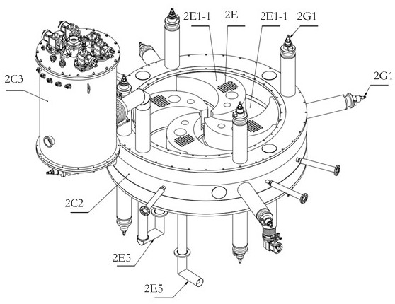 High-intensity magnetic field and high-frequency field coupled test method and superconducting cyclotron based on method