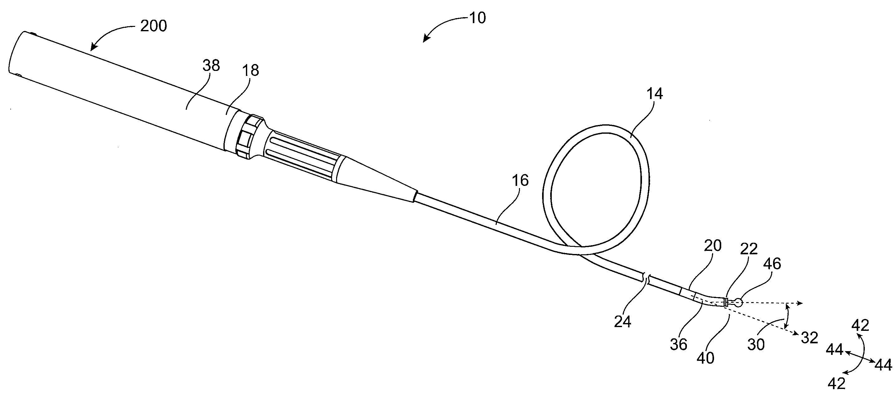 Apparatus for crossing occlusions or stenoses