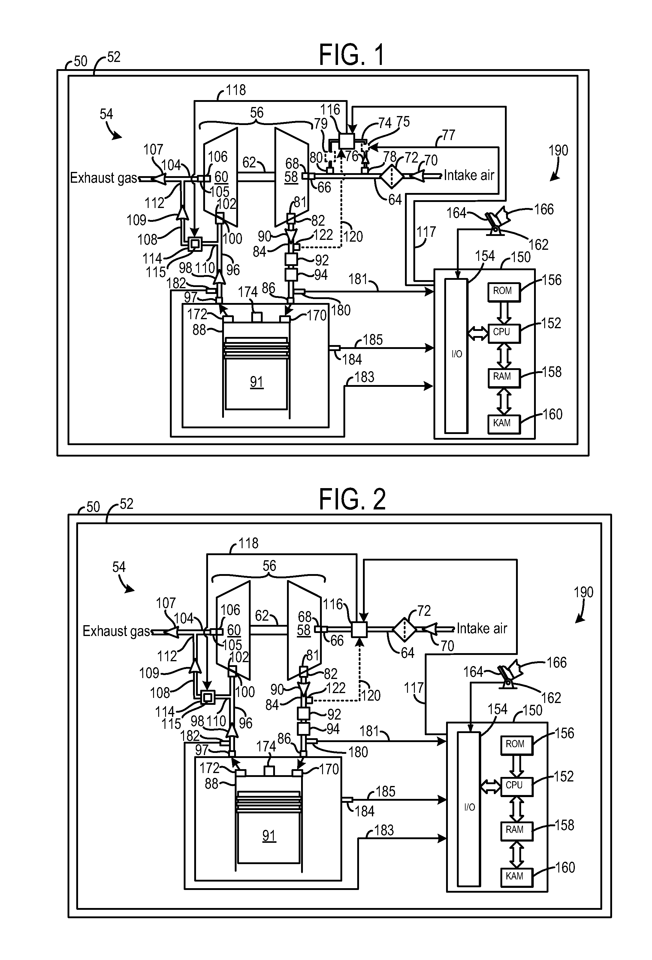 Turbocharger system having an air-cooled wastegate actuator