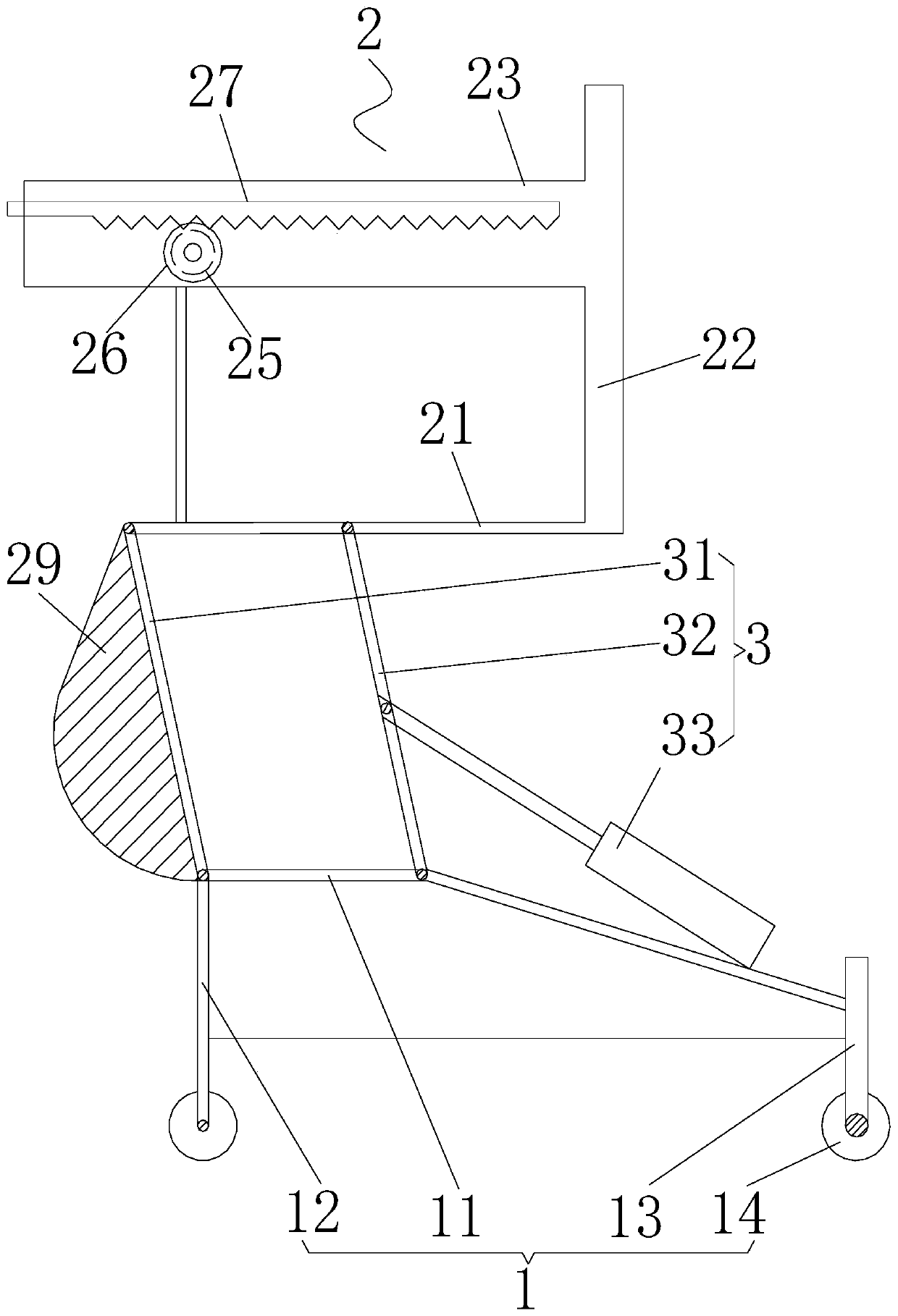 Seat assisting in sitting and standing