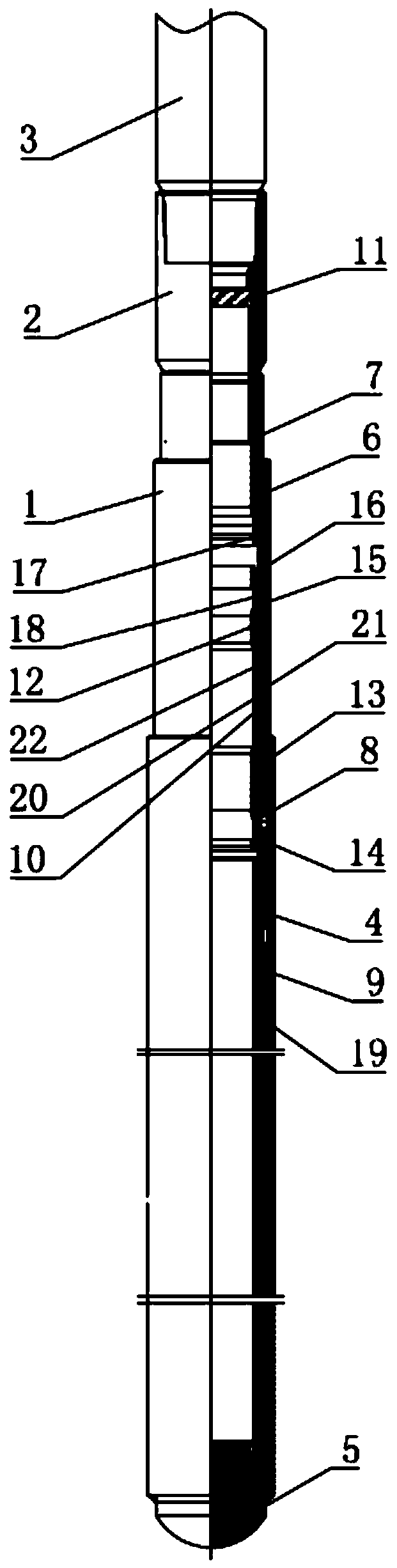 Oil and gas well screen tube structure capable of floating down