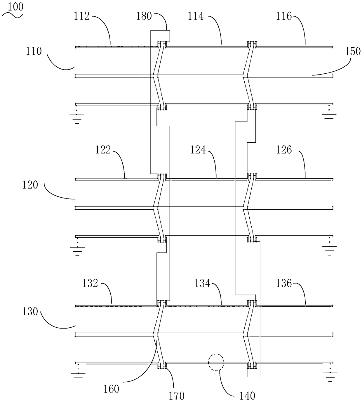 Power transmission line pipeline and gas insulation line