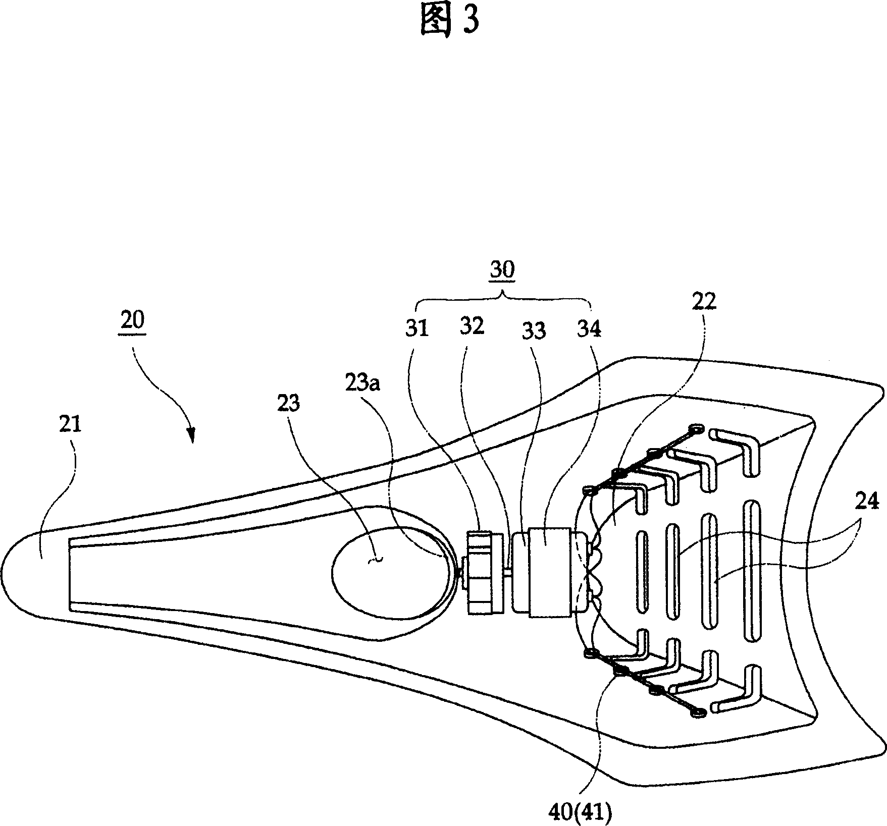 Self-generating type light emitting device for helmet