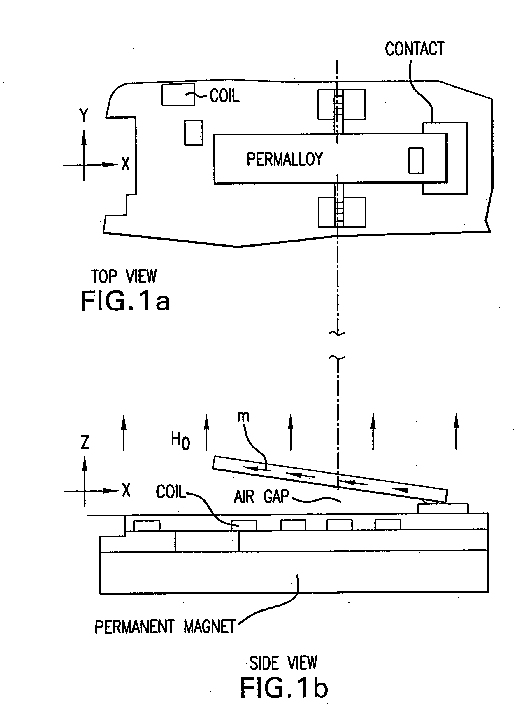 Latching micro-magnetic switch with improved thermal reliability