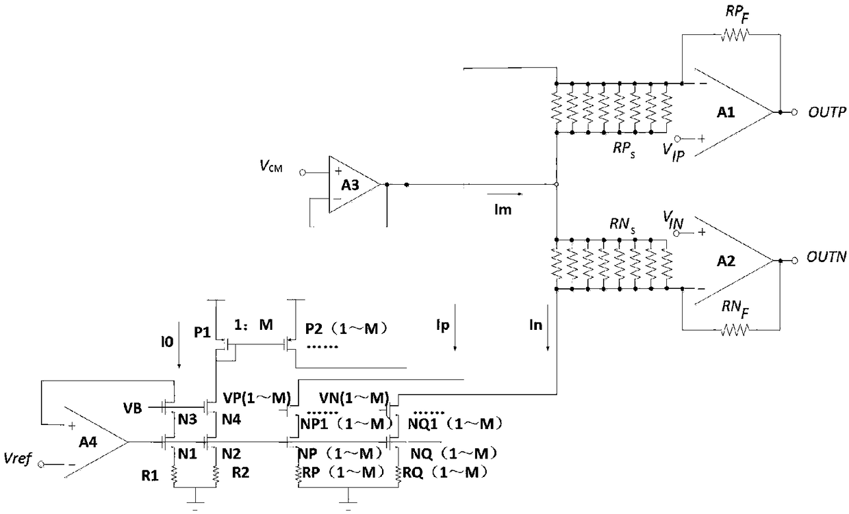 Current Mode Residual Amplifier