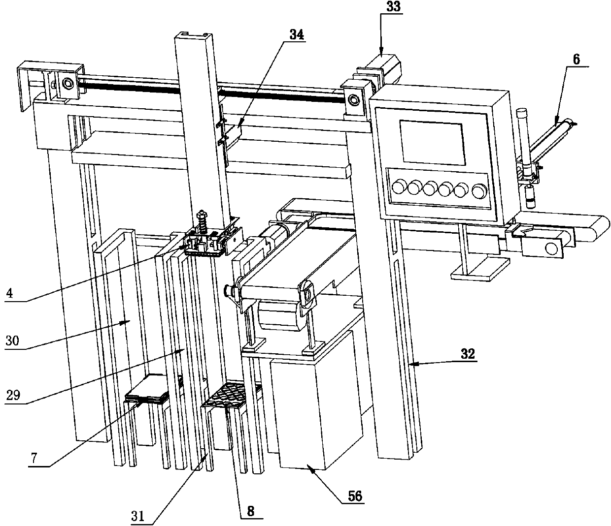 Deburring method of magnetic attracting self-arranging circulating deburring machine