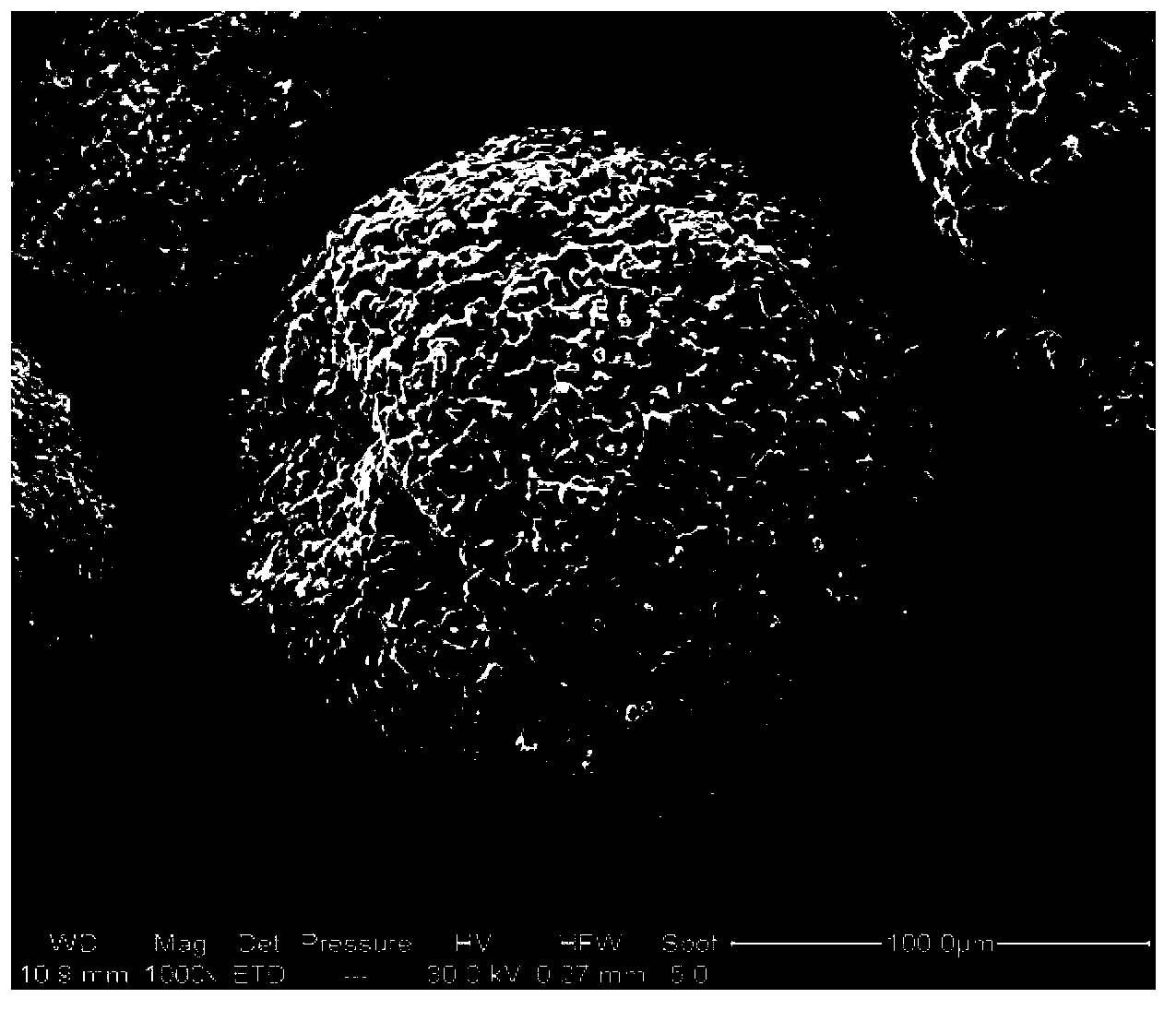 High-activity hollow-out silver powder and preparation method thereof