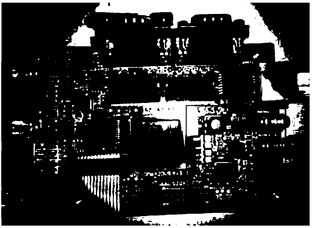 Accurate circuit board element location and detection method based on image feature