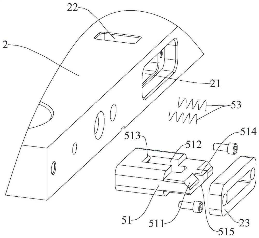 Three-plate die-drawing mechanism