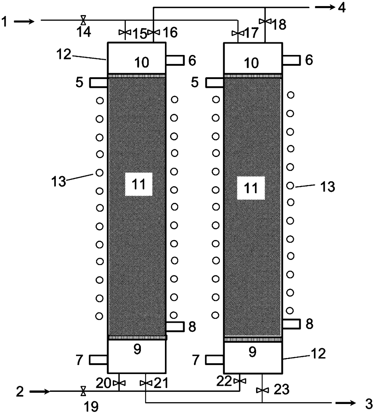 Macroporous resin and ion exchange device for adsorbing high-concentration rhenium