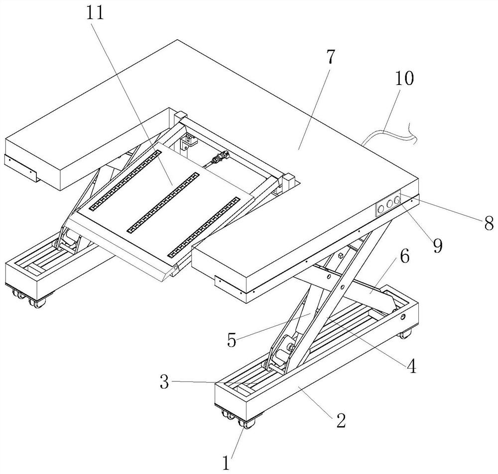 Lifting mechanism for installing 5G antenna electric power iron tower