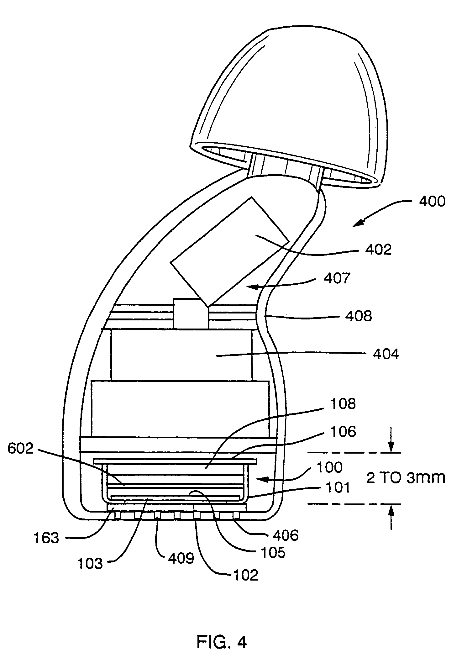 Hearing aid with large diaphragm microphone element including a printed circuit board