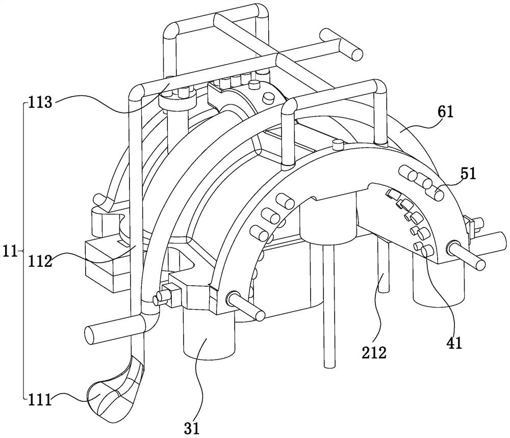 Steam turbine cylinder block casting pouring system and casting process