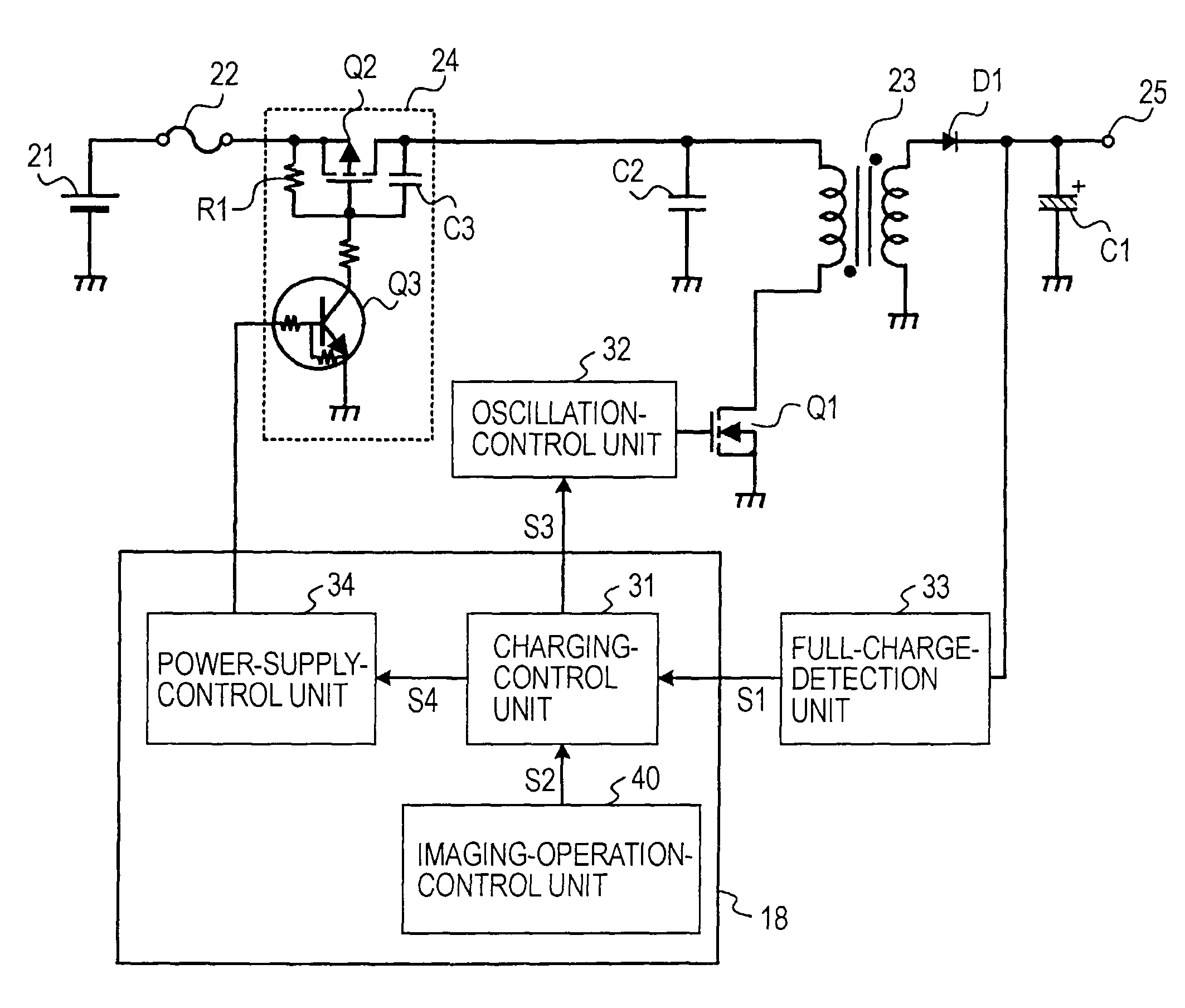 Imaging apparatus, strobe device, and charging-control method