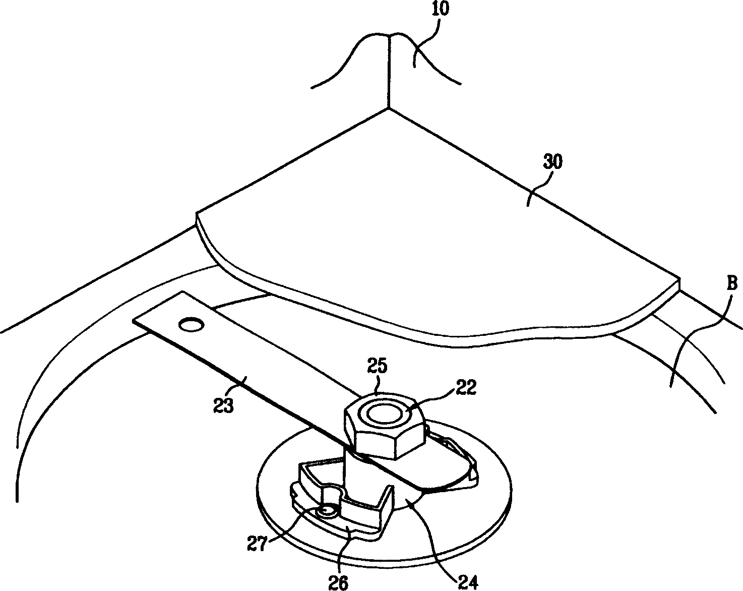 Module of agitation fan in microwave oven