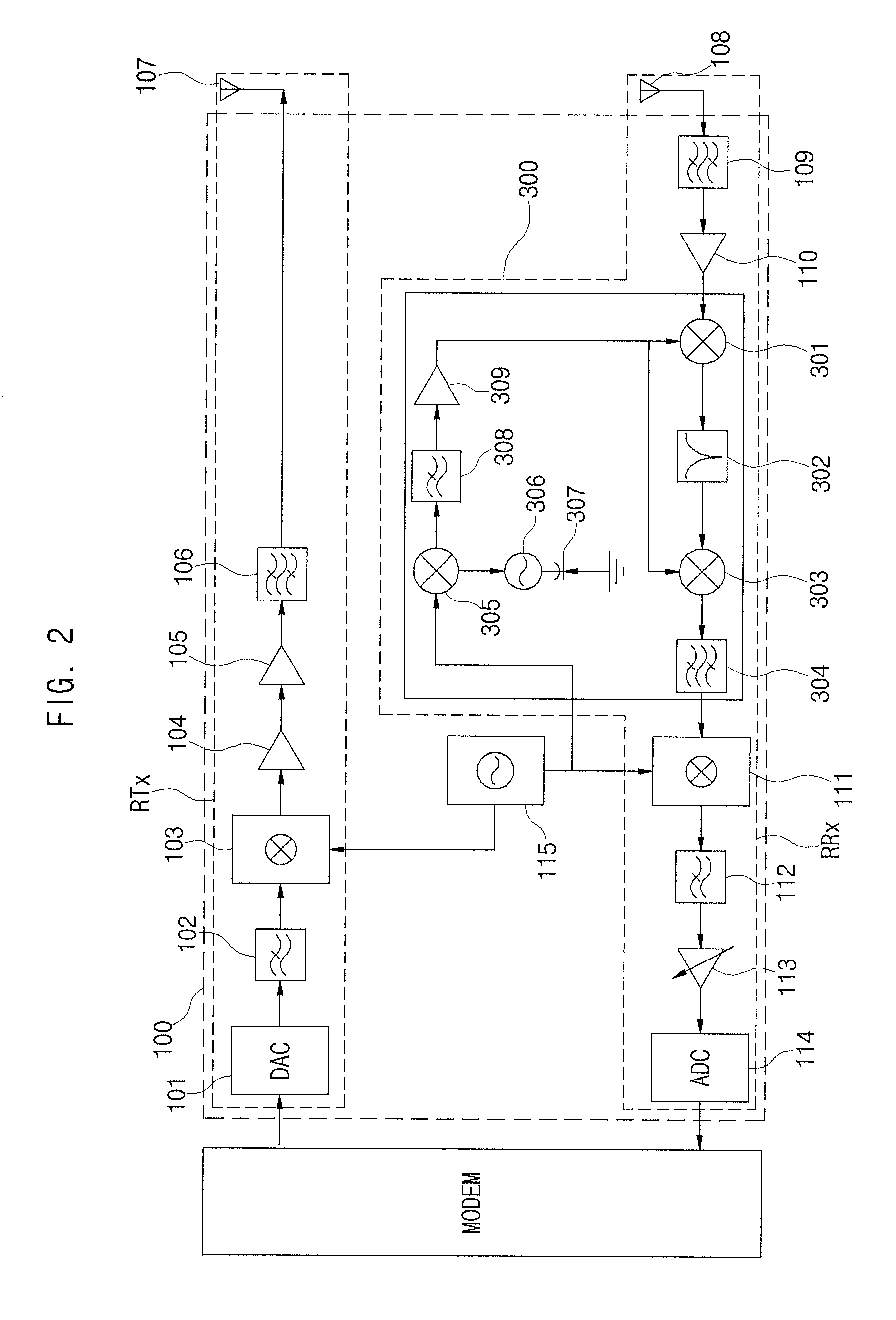 RFID reader and signal receiving method thereof