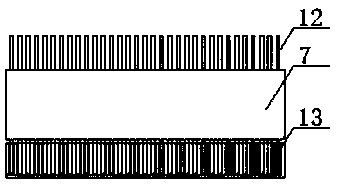 Forming device of layered biomass composite material