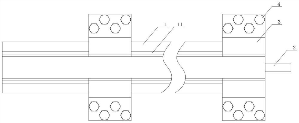 Special rigid track for crane