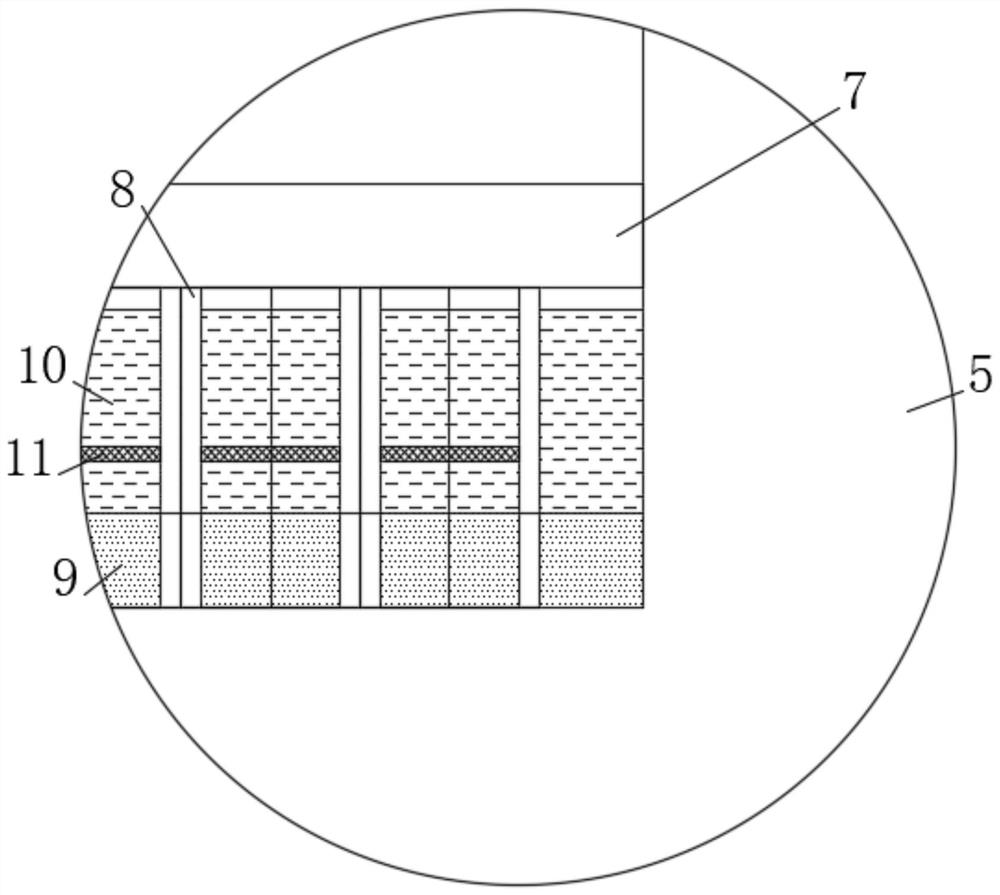 Micro-gap test device for stamping formed stainless steel plate