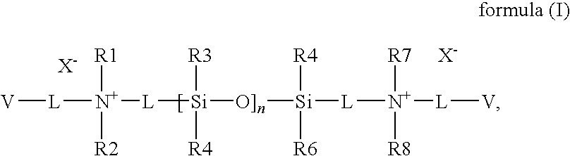 Silicon-containing monomers end-capped with polymerizable cationic hydrophilic groups