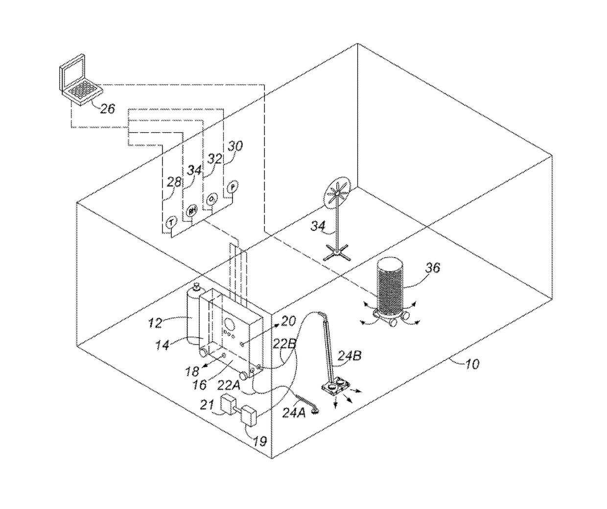 Healthcare facility disinfecting system