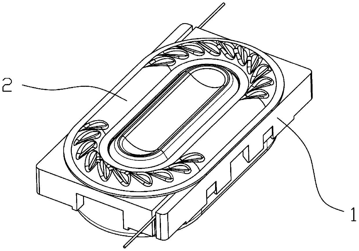 Voice diaphragm and loudspeaker provided with voice diaphragm