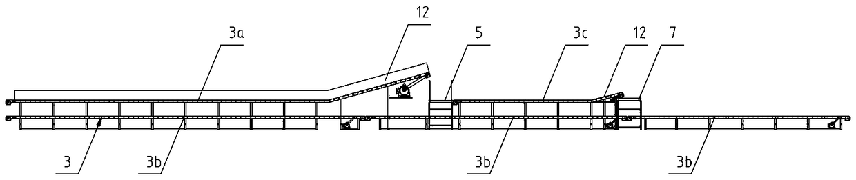 A crt TV dismantling line