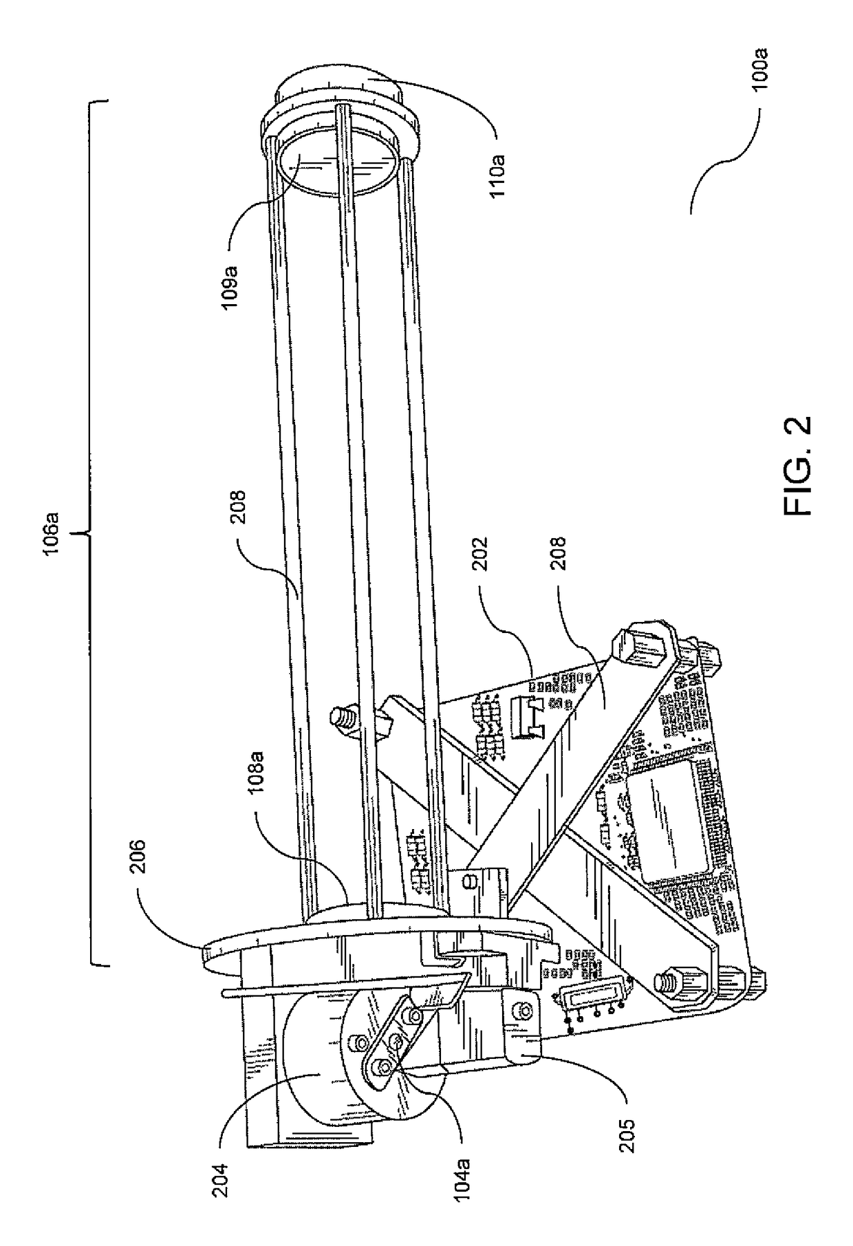 Miniature tunable laser spectrometer for detection of a trace gas