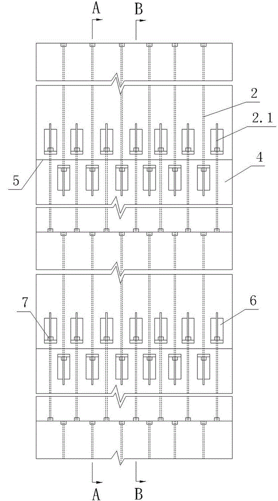 Construction method of prestress common pipe ditch