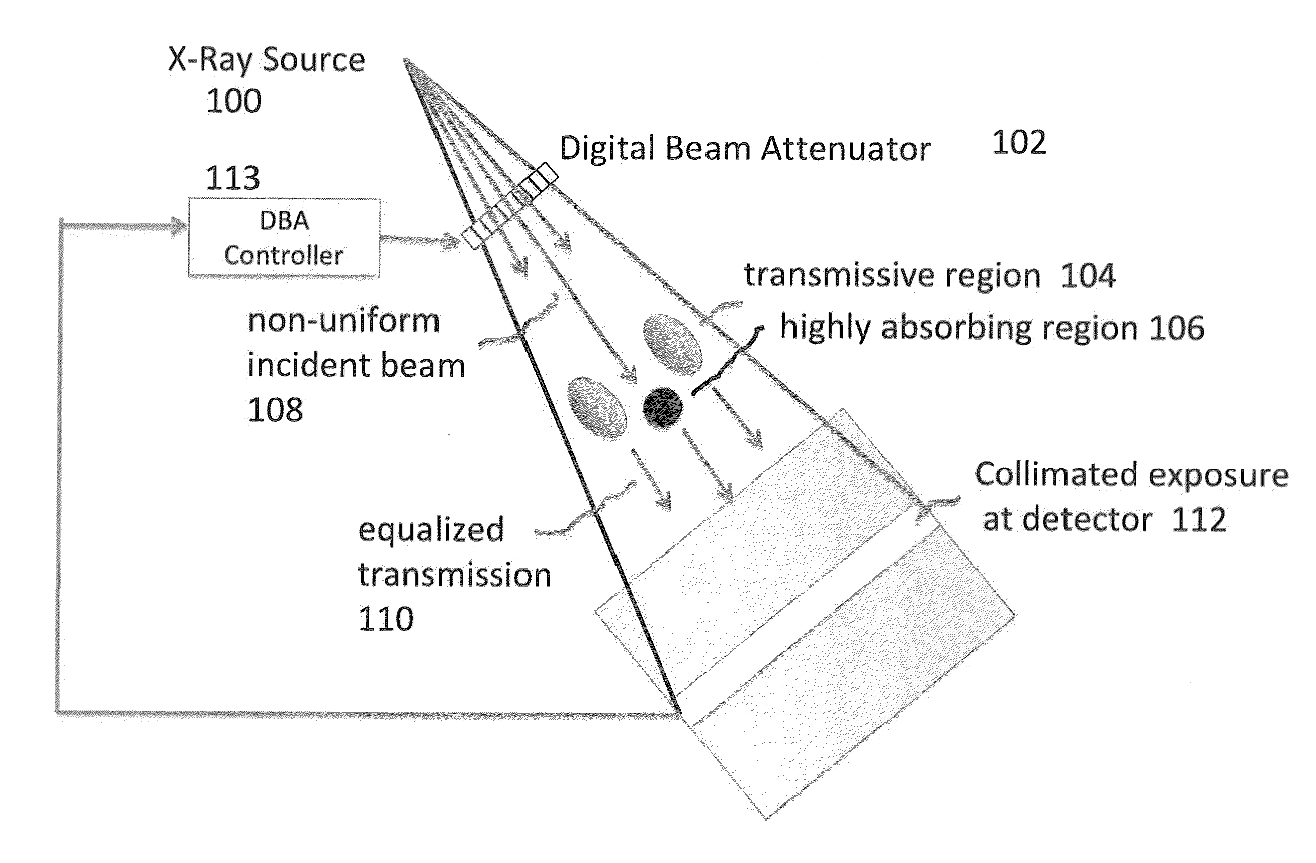 System and method for filtration reduced equalized exposure computed tomography