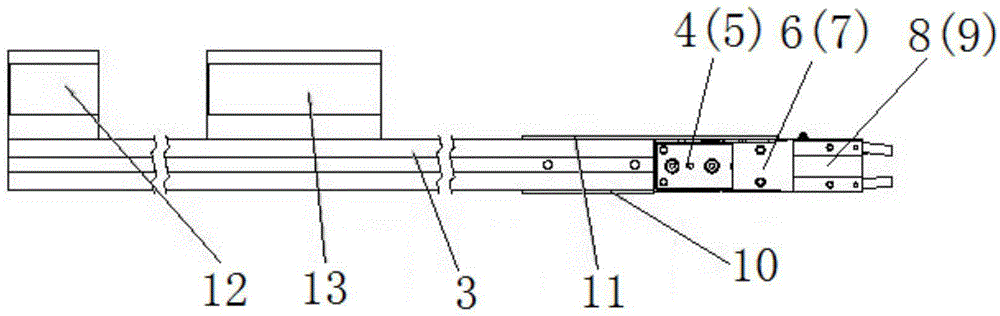 Bag bottom folding preventing device for double-layer bag bagging machine