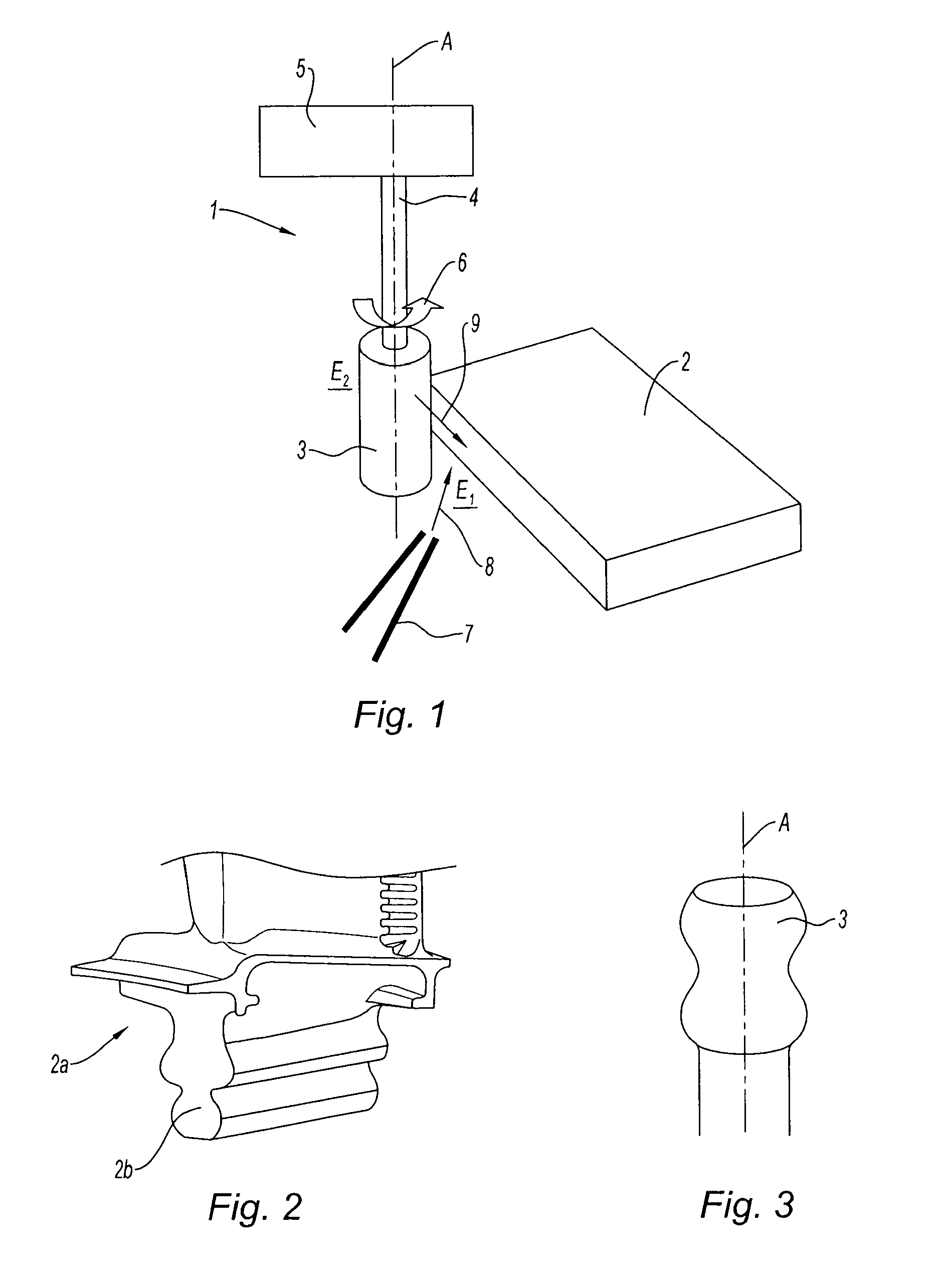 Method and device for machining a part by abrasion