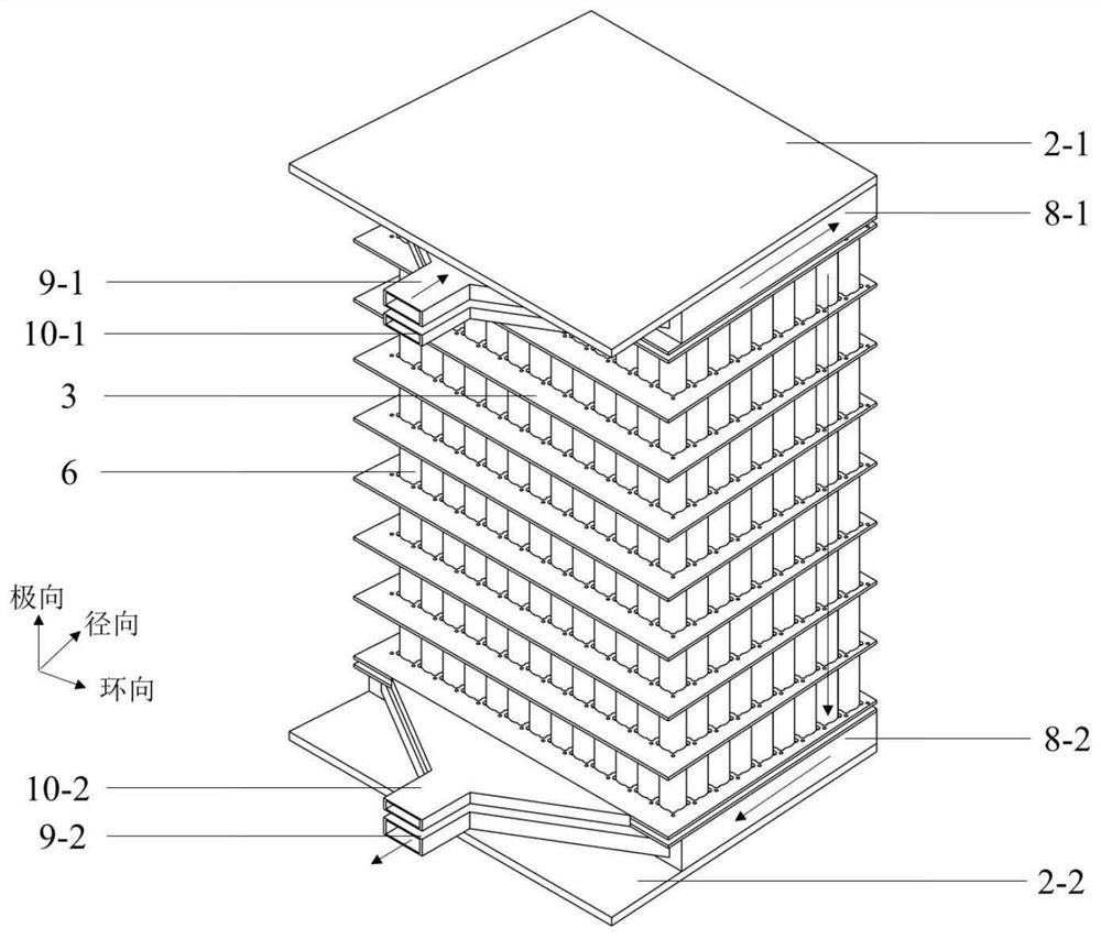 Beryllium-based liquid cladding layer based on silicon carbide tube