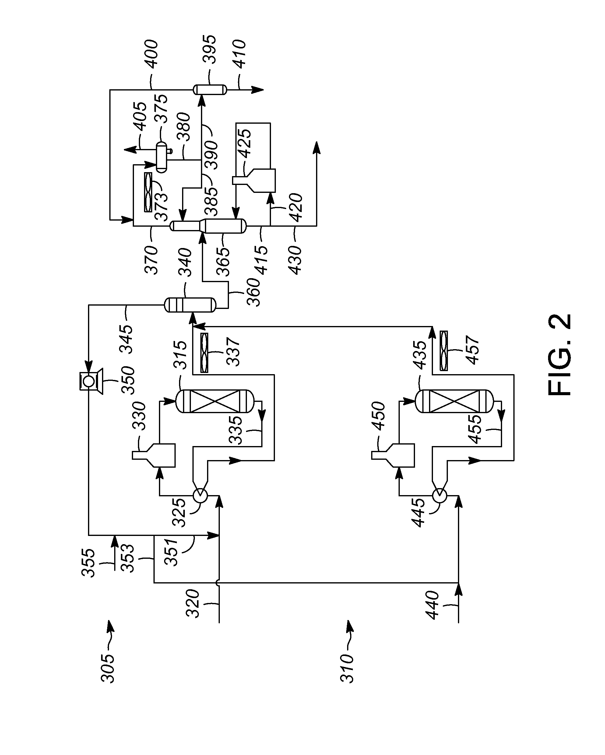 Combined xylene isomerization and transalkylation process unit