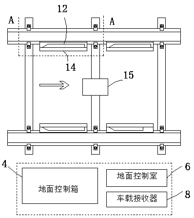 Dynamic detection system under high-speed running state of train and equipment thereof