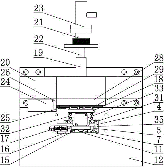 Method and device for testing continuous thermoregulation high-vacuum low-temperature micro nanoindentation