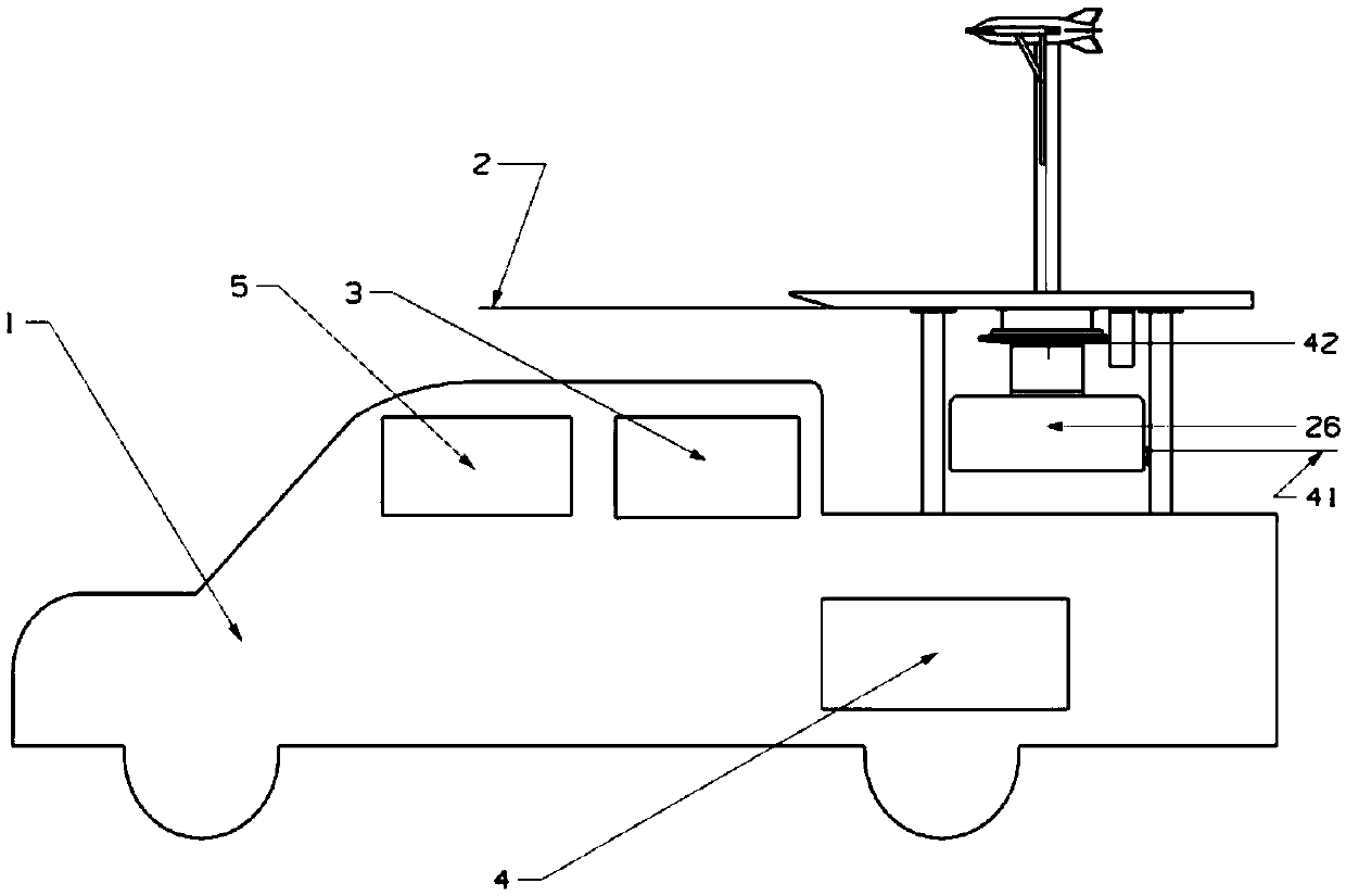 Low-speed aircraft aerodynamic parameter vehicle-mounted testing method and system