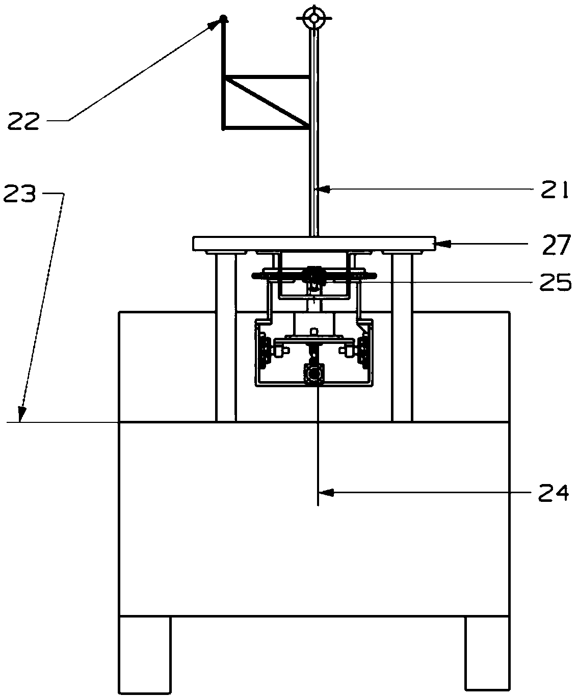 Low-speed aircraft aerodynamic parameter vehicle-mounted testing method and system