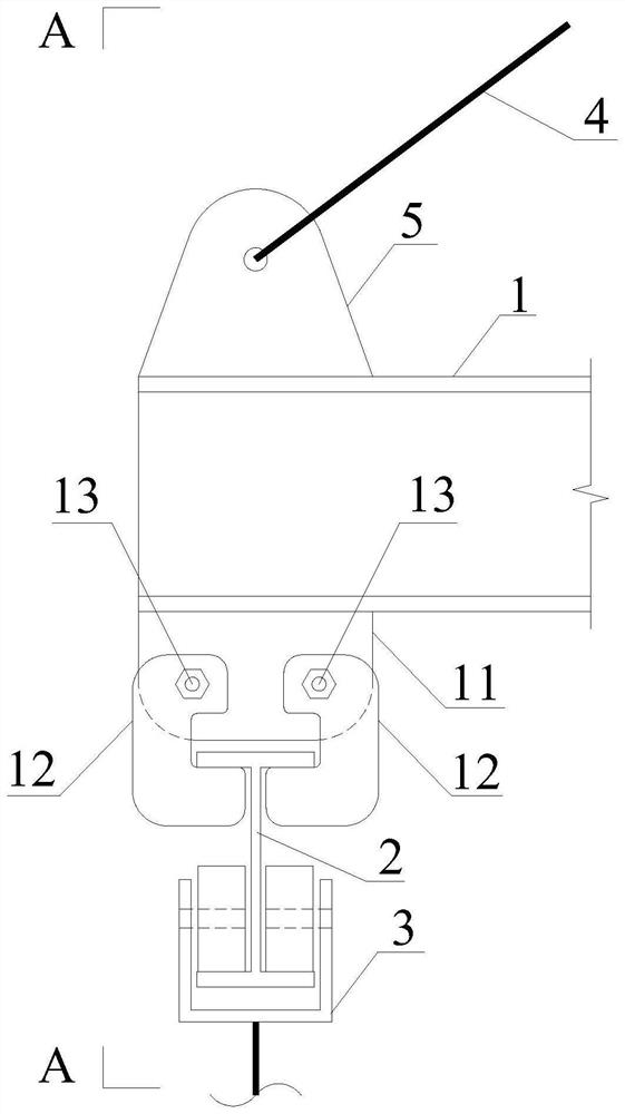 Suspension type transportation device