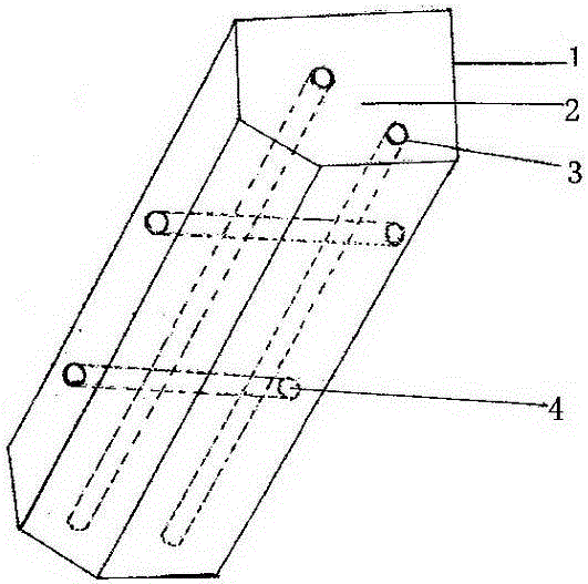 A road rubber road step profile made of waste tires