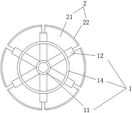 Sowing machine travelling wheel with adjustable size