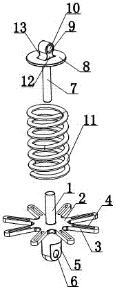 Stirring mechanism for ink stirring cylinder