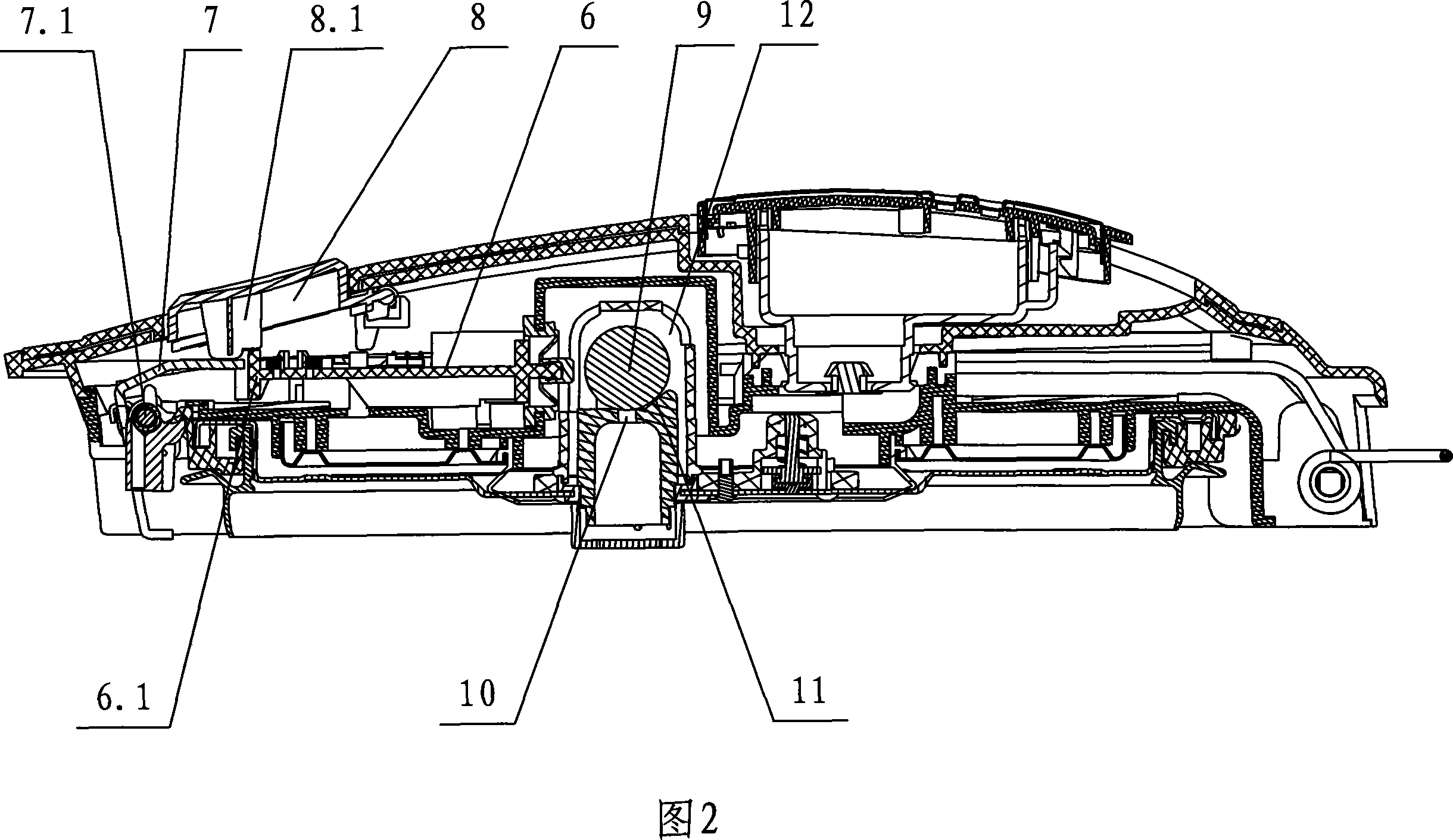 Cooker lid safety locking device for electric pressure cooker and control method thereof