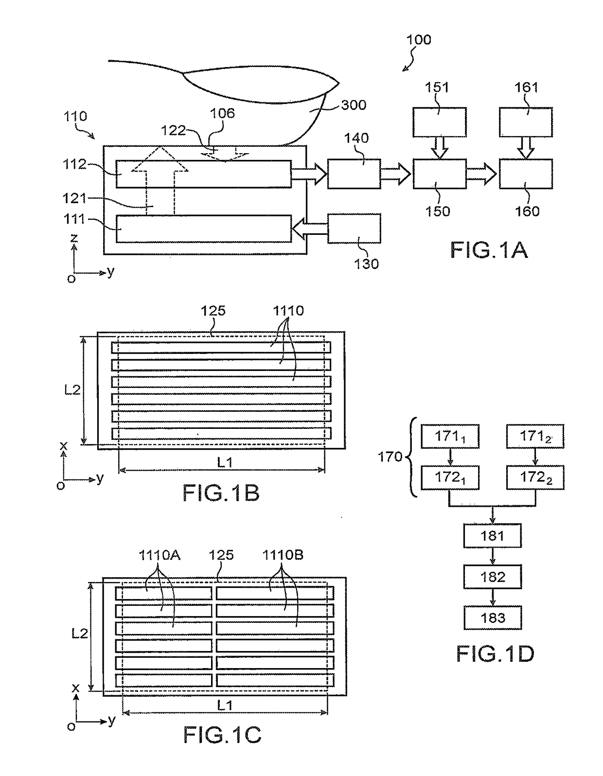 Method for recognising a false papillary print by structured lighting