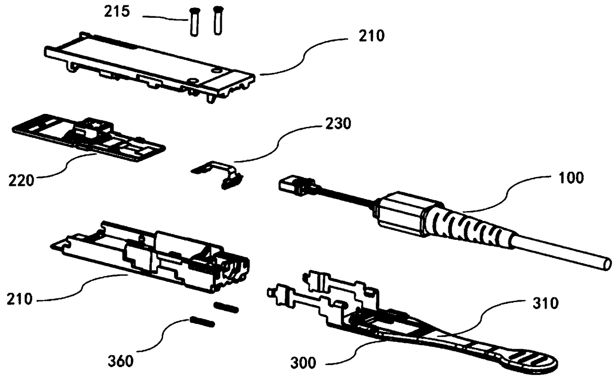 Optical communication module with interconnection and fault indication functions