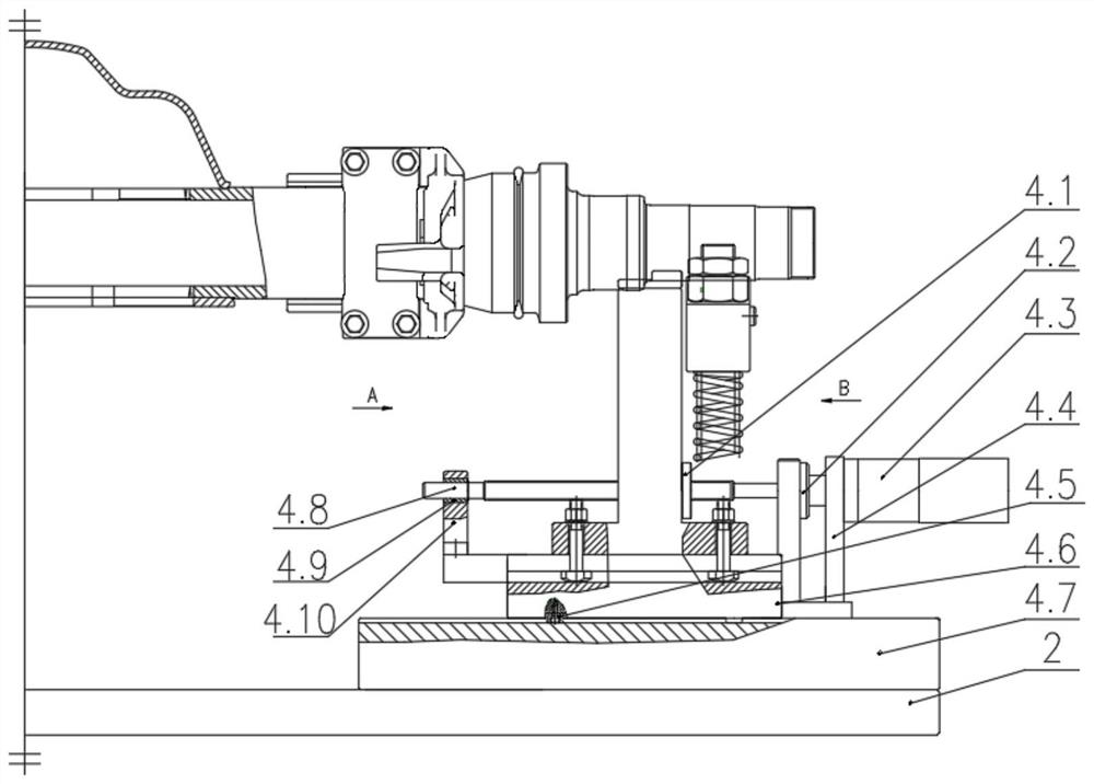 Straightening auxiliary device