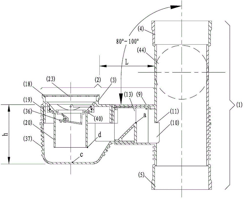 Building drainage concentrator