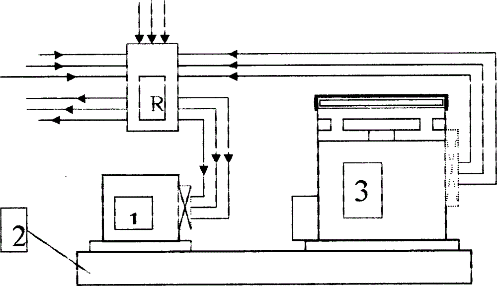 Self-circulation energy storage power generation device